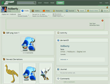 Tablet Screenshot of itsliberty.deviantart.com