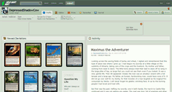 Desktop Screenshot of depressedshadowcow.deviantart.com