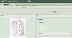 Desktop Screenshot of chandelle.deviantart.com