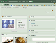 Tablet Screenshot of fraszoid.deviantart.com