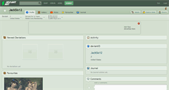 Desktop Screenshot of jacksix12.deviantart.com