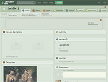 Tablet Screenshot of jacksix12.deviantart.com