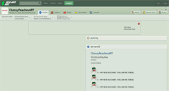 Desktop Screenshot of clumsypeachesart.deviantart.com