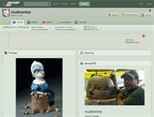 Tablet Screenshot of mudmonkey.deviantart.com