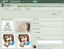 Tablet Screenshot of mrwoo6.deviantart.com