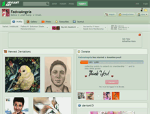 Tablet Screenshot of fadwaangela.deviantart.com