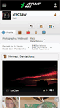 Mobile Screenshot of iceclaw.deviantart.com