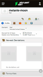 Mobile Screenshot of melanie-moon.deviantart.com