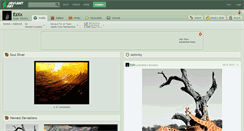Desktop Screenshot of ezxx.deviantart.com