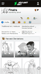 Mobile Screenshot of finaira.deviantart.com