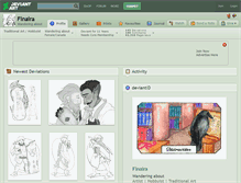 Tablet Screenshot of finaira.deviantart.com