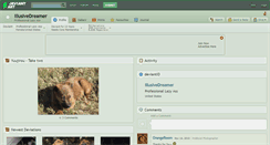 Desktop Screenshot of illusivedreamer.deviantart.com