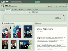 Tablet Screenshot of dark-rei.deviantart.com