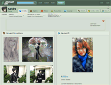 Tablet Screenshot of kalidra.deviantart.com
