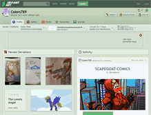 Tablet Screenshot of colors789.deviantart.com
