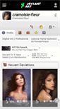 Mobile Screenshot of cramoisie-fleur.deviantart.com