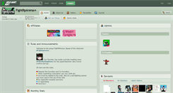 Desktop Screenshot of fightrparena.deviantart.com