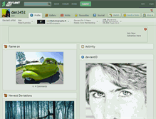 Tablet Screenshot of dan2452.deviantart.com