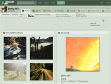 Tablet Screenshot of berry345.deviantart.com
