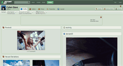 Desktop Screenshot of cyber-slave.deviantart.com