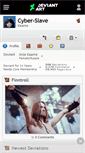 Mobile Screenshot of cyber-slave.deviantart.com