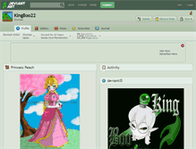 Tablet Screenshot of kingboo22.deviantart.com