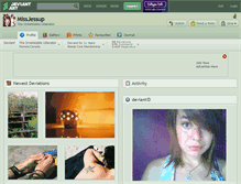 Tablet Screenshot of missjessup.deviantart.com