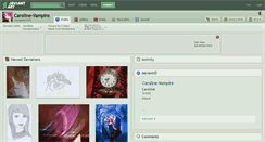 Desktop Screenshot of caroline-vampire.deviantart.com