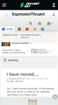 Mobile Screenshot of expressionthruart.deviantart.com
