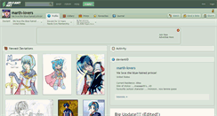 Desktop Screenshot of marth-lovers.deviantart.com