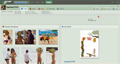 Desktop Screenshot of kaaman2345.deviantart.com