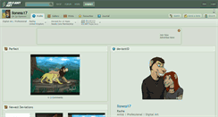 Desktop Screenshot of lioness17.deviantart.com