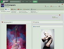 Tablet Screenshot of dx2photography.deviantart.com