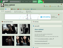 Tablet Screenshot of alison-adelheid.deviantart.com