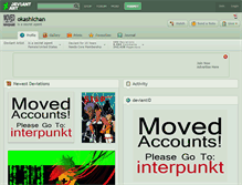 Tablet Screenshot of okashichan.deviantart.com