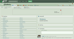 Desktop Screenshot of dizzybunny.deviantart.com