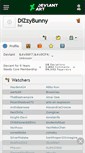 Mobile Screenshot of dizzybunny.deviantart.com