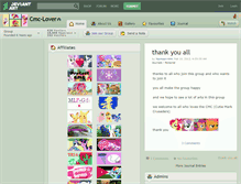 Tablet Screenshot of cmc-lover.deviantart.com