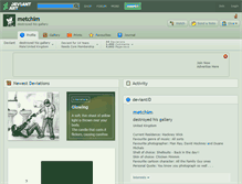 Tablet Screenshot of metchim.deviantart.com
