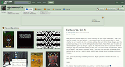 Desktop Screenshot of nightwerewolf16.deviantart.com