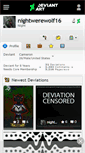 Mobile Screenshot of nightwerewolf16.deviantart.com