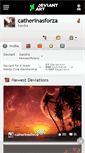 Mobile Screenshot of catherinasforza.deviantart.com