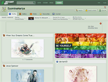 Tablet Screenshot of dyominamariya.deviantart.com