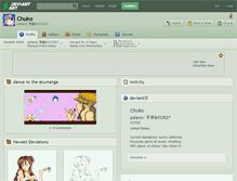 Tablet Screenshot of chuko.deviantart.com