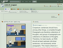 Tablet Screenshot of g-do-29--anagram.deviantart.com