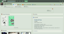 Desktop Screenshot of eruda-and-freya.deviantart.com