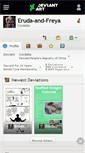 Mobile Screenshot of eruda-and-freya.deviantart.com