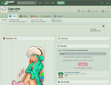 Tablet Screenshot of cupy-chan.deviantart.com