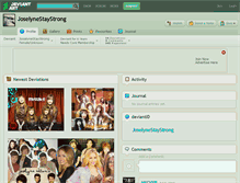 Tablet Screenshot of joselynestaystrong.deviantart.com