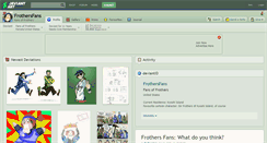 Desktop Screenshot of frothersfans.deviantart.com